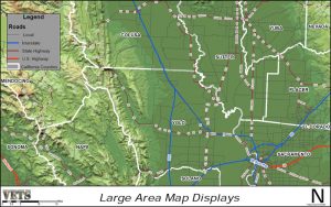 GIS Map Example - Large Area Map Displays