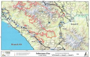 Infrared Operational Map: Soberanes Fire